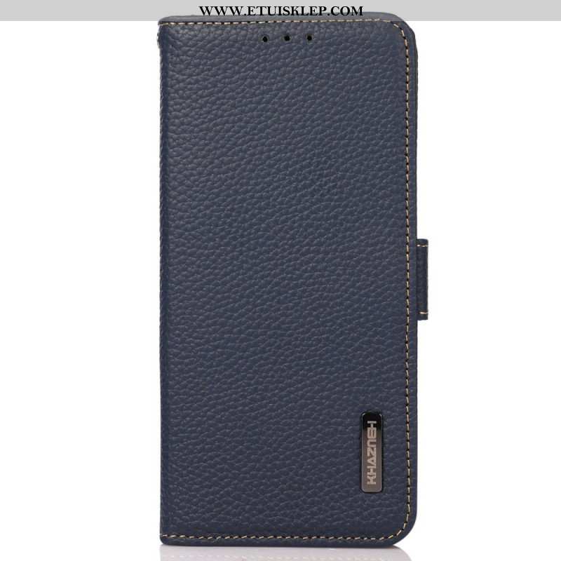 Etui Folio do Samsung Galaxy M13 Skóra Liczi Khazneh Rfid